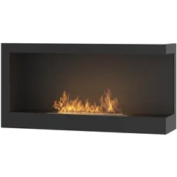 SOLOLED Corner 900 Right SimpleFire Bioethanol-Einbaukamin mit Glas