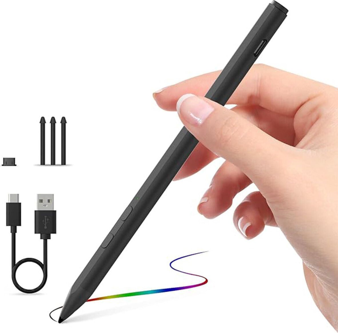 4smarts Actieve stylus pen met MPP-technologie voor Surface, zwart