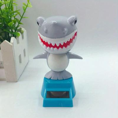 Uplift Essentials Solar Powered Dancing Shark Dashboard Ornament grey