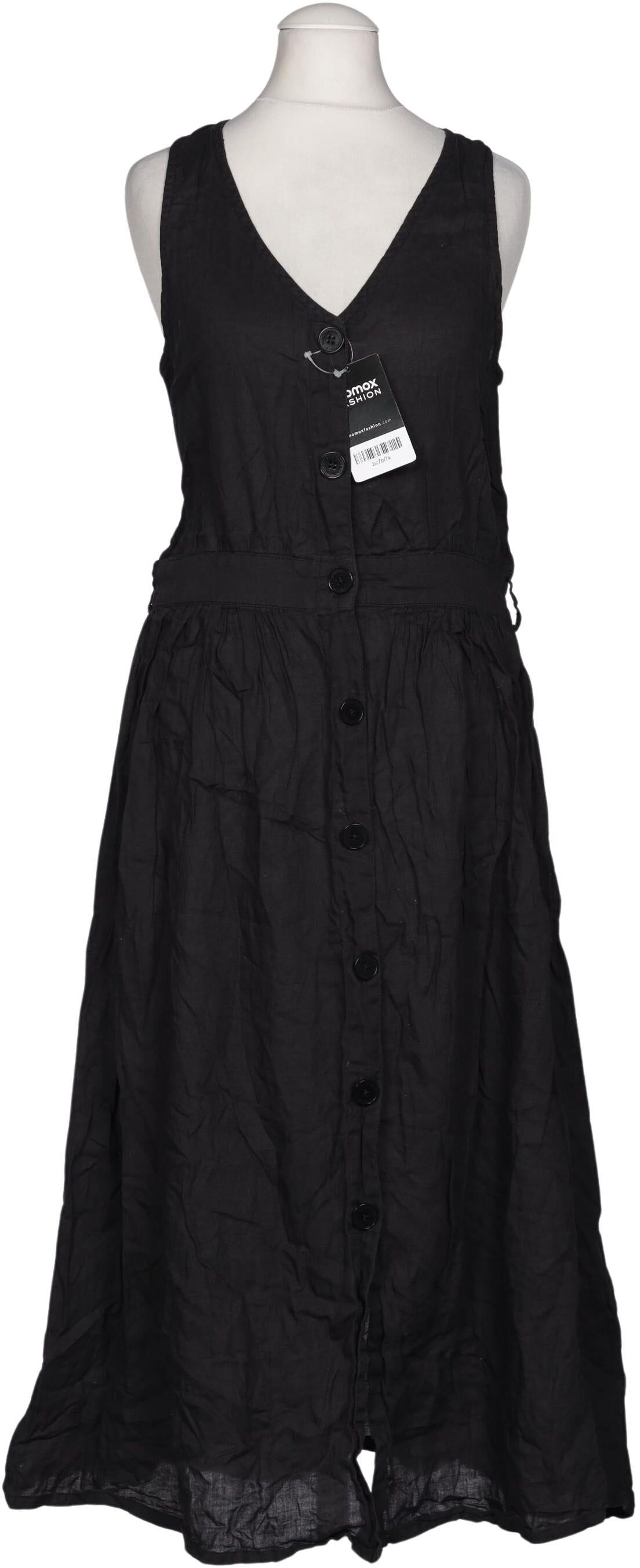 Thinking MU Damen Kleid, Schwarz, Gr. S, Baumwolle - Second Hand