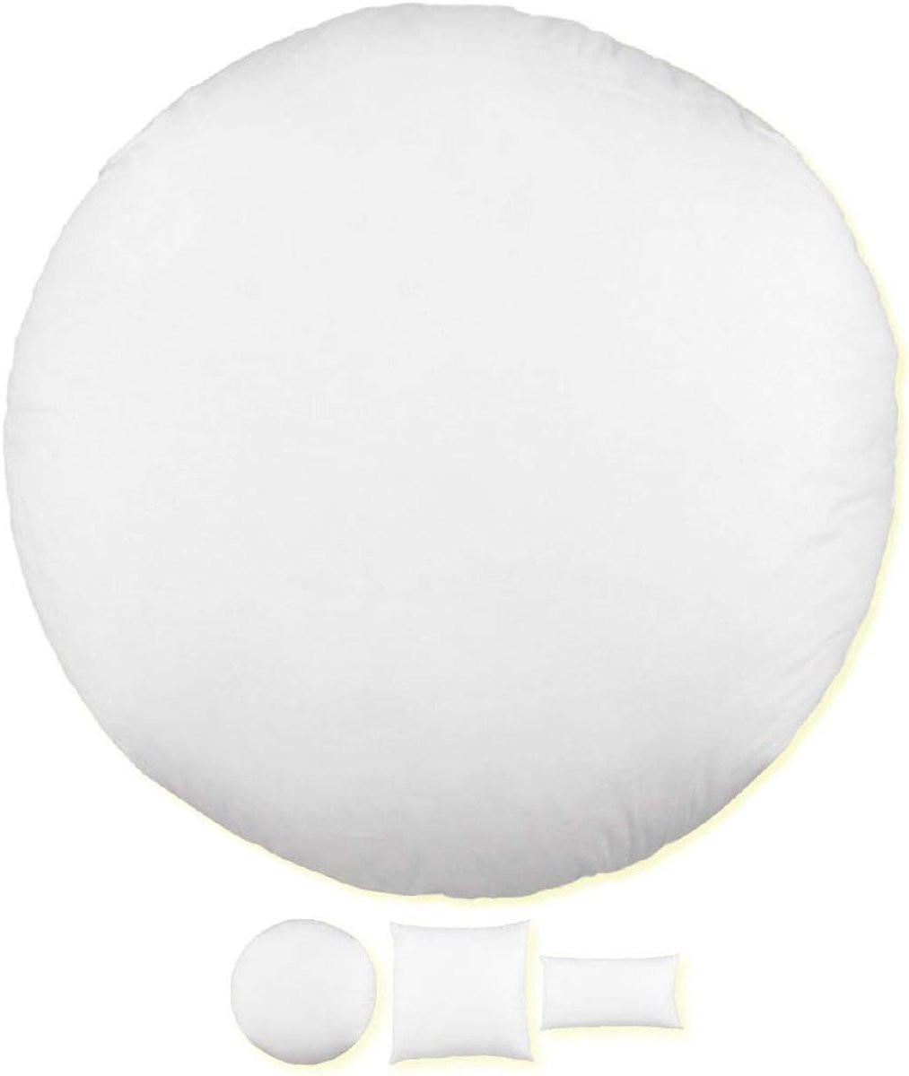 Wit polyester kussen vulling voor decoratie kussens, rond, 50 cm