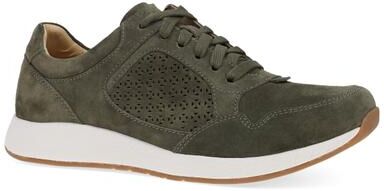 Women's Catie Laceup Sneaker by Dansko in Olive (Size 36 M)