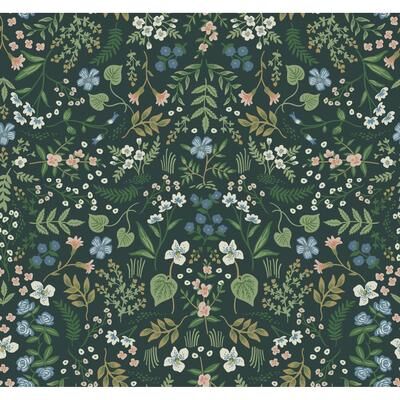Rifle Paper Co.Wildwood Hunter Green Wallpaper