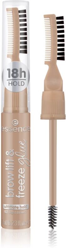 essence Brow Lift & Freeze transparent gel for eyebrows shade 02 Light Brown 7 ml