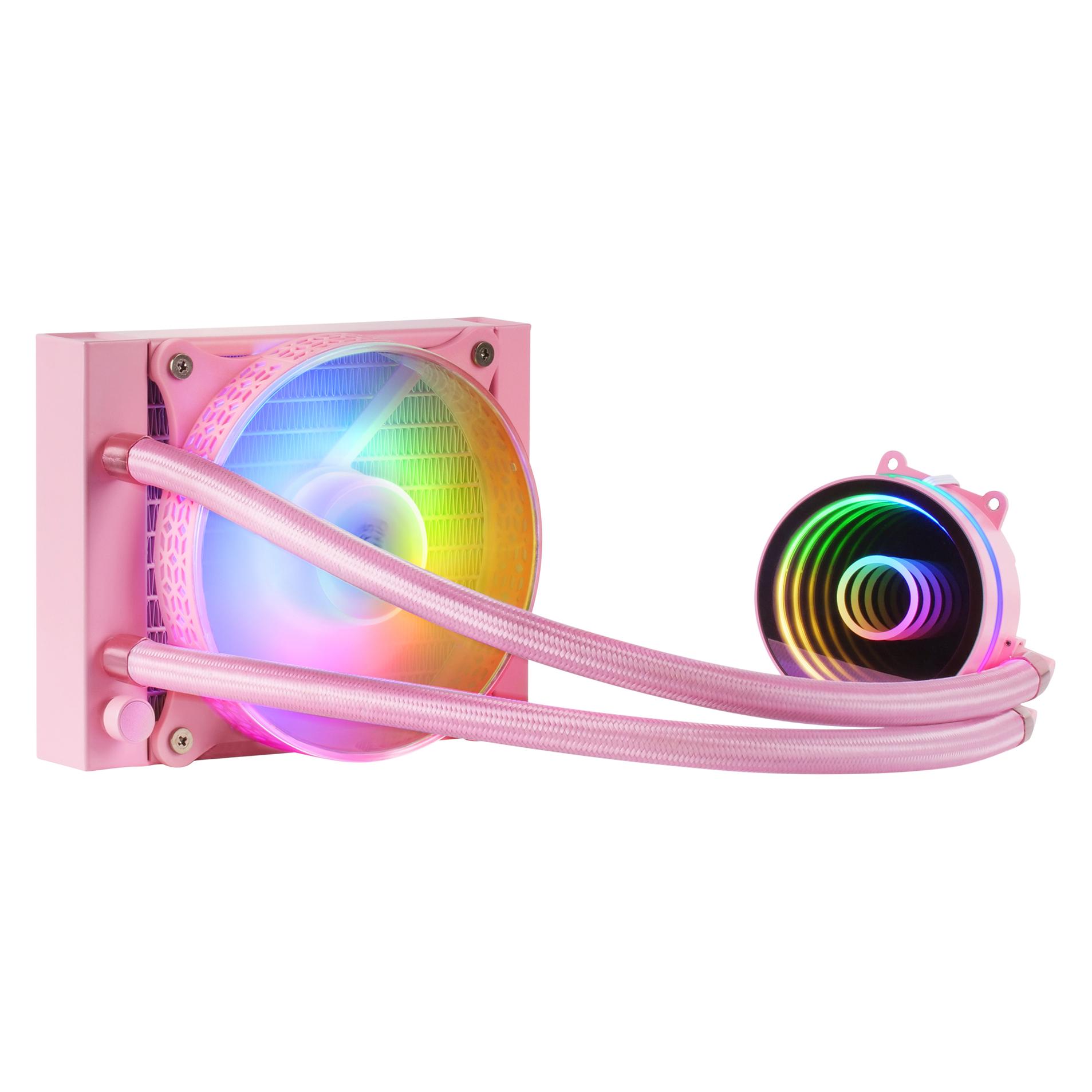 Mars Gaming Kit Watercooling Aio Ml-One RGB - 120mm (Rose) (MLONE120P)