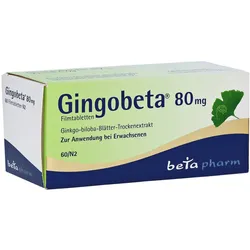 Gingobeta 80 mg Filmtabletten 60 St