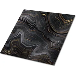 FLIESENAUFKLEBER 9 Stück 30x30 cm selbstklebend Dunkle Abstraktion