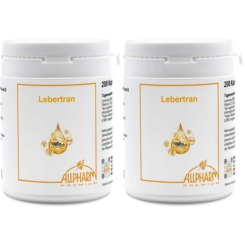 Lebertran Kapseln 500 mg 2x 2x200 St