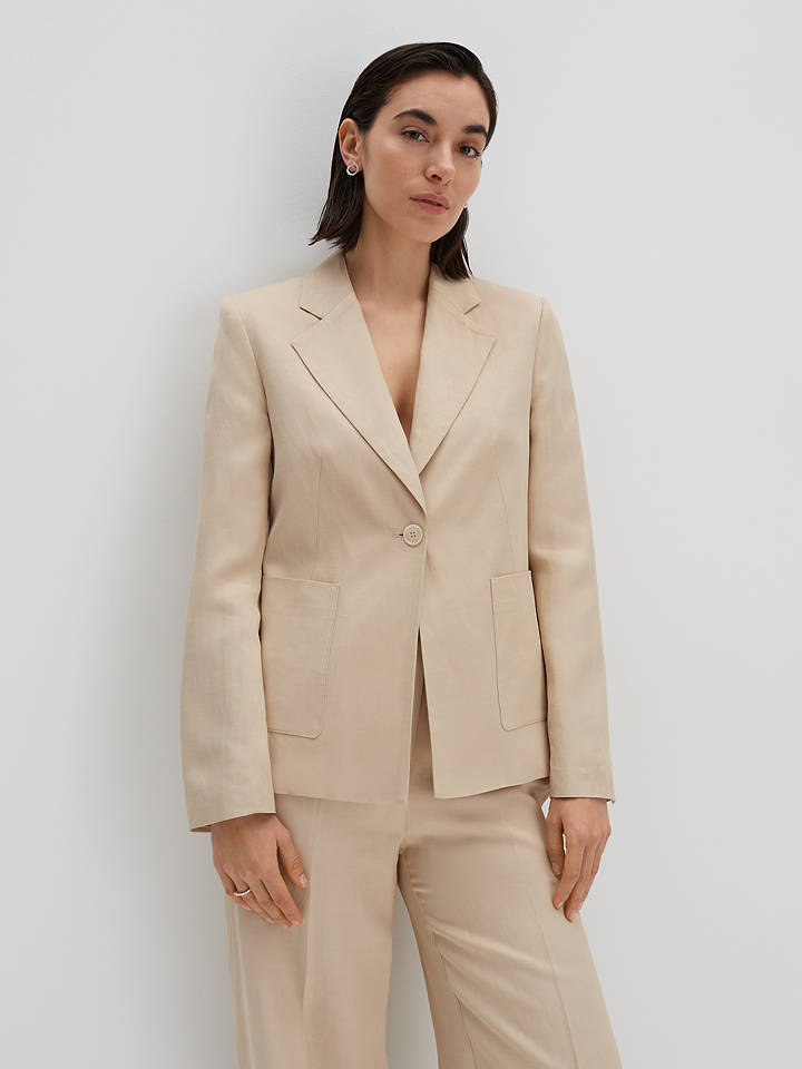 Someday Blazer in Beige - 40