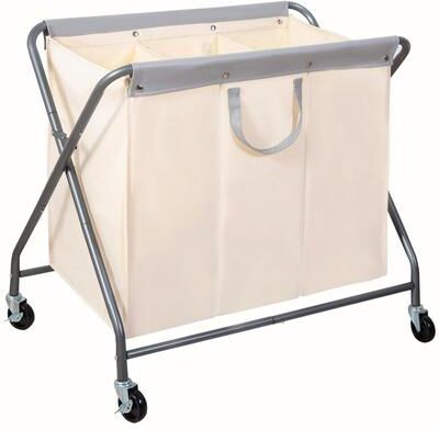No 160L Laundry Hamper with Wheels