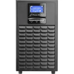 Powerwalker VFI 3000 C LCD 3000VA 2400W Online USV Tower Doppelwandler SNMP Slot (3000 VA, 2400 W, Online-Doppelwandler USV), USV