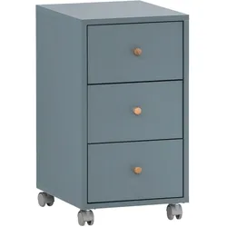Rollcontainer Serie 500 Blau ca. 32,6x59,7x39,1cm