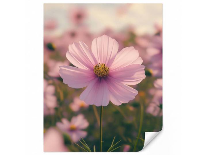 OnlyWow Tapete - Blumen - Lila - Unscharf - 240x300 cm, Rosa, Papier, Rechteckig, 240x300 cm, Tapeten & Wandverkleidungen, Vliestapeten