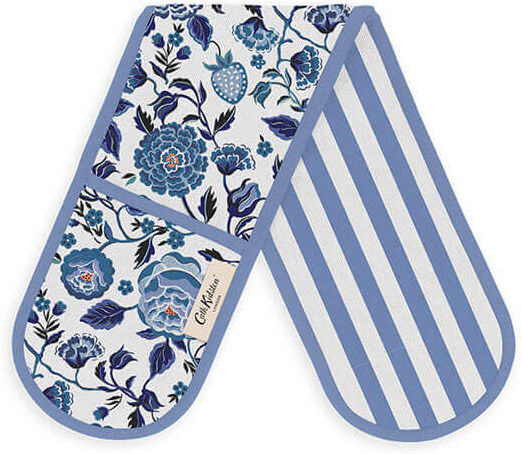 Cath Kidston Strawberry Garden Blue Double Oven Glove