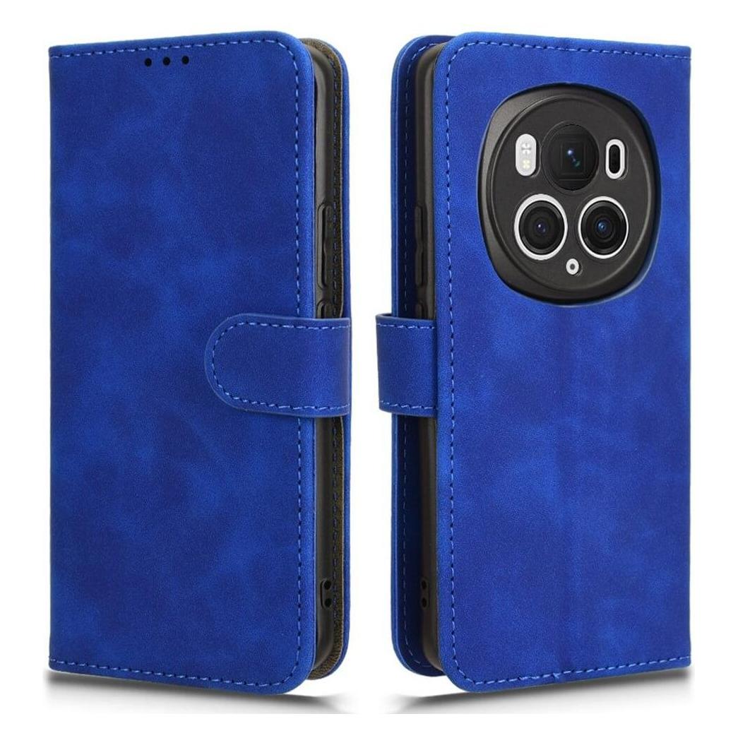 Cover-Discount Honor Magic6 Pro - Leder Etui Hülle blau (Honor Magic6 Pro) (660179663B)