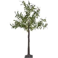 Star Trading, Gartenbeleuchtung, Dekorationsbaum Olivec, 108 LEDs, 120 cm, Grün (51 lm, IP44)