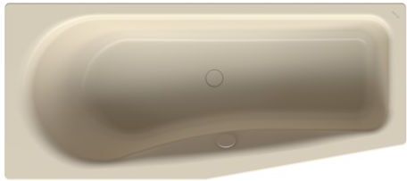 Bette BetteLuna Badewanne 2760-006 jasmin, 170x75x45cm, Schräge Fußende rechts