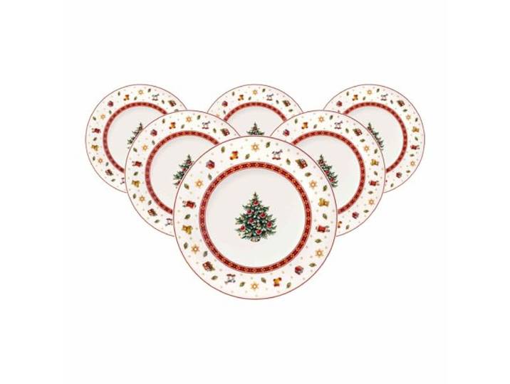 Villeroy & Boch – Toy's Delight Specials Frühstücks-/ Dessertteller 6er Set Weiß, Spülmaschinenfest, Mikrowellensicher, Teller, Frühstücksteller, Dessertteller, Weihnachtsgeschirr, Premium Porzellan