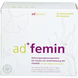 Adfemin Quartalspackung 90 Weichkap. + 90 Tabl. 1 P