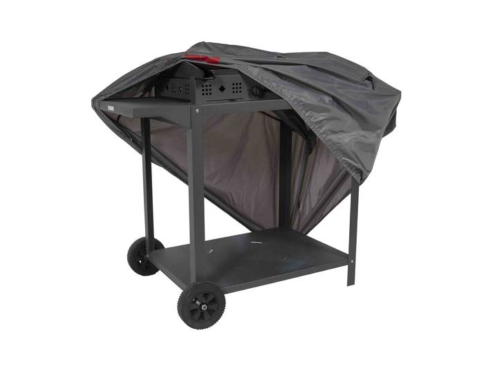 Oviala - Housse barbecue grise 110x58x60 cm