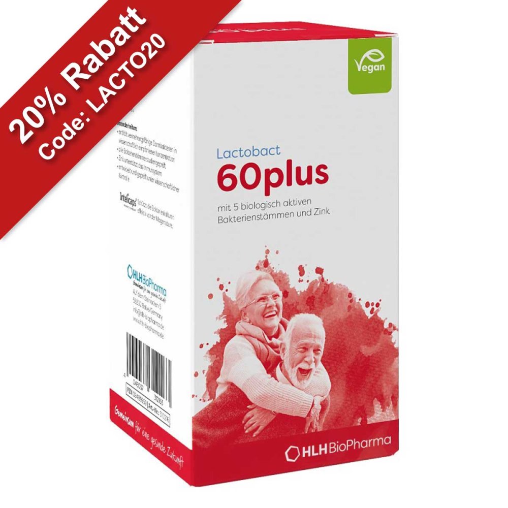 HLH BioPharma GmbH Lactobact 60plus magensaftresistente Kapseln 09489959