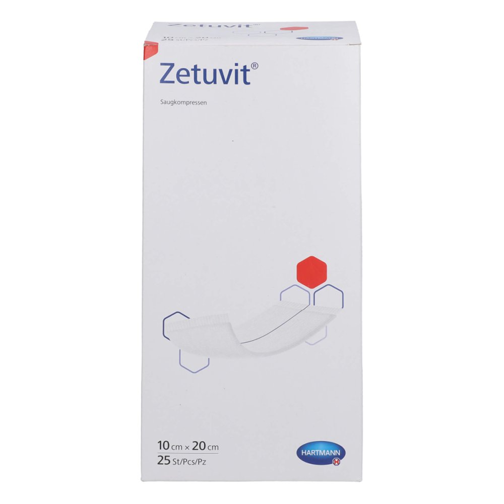 ToRa Pharma GmbH Zetuvit Saugkompressen Steril 10x20 Cm 19166861
