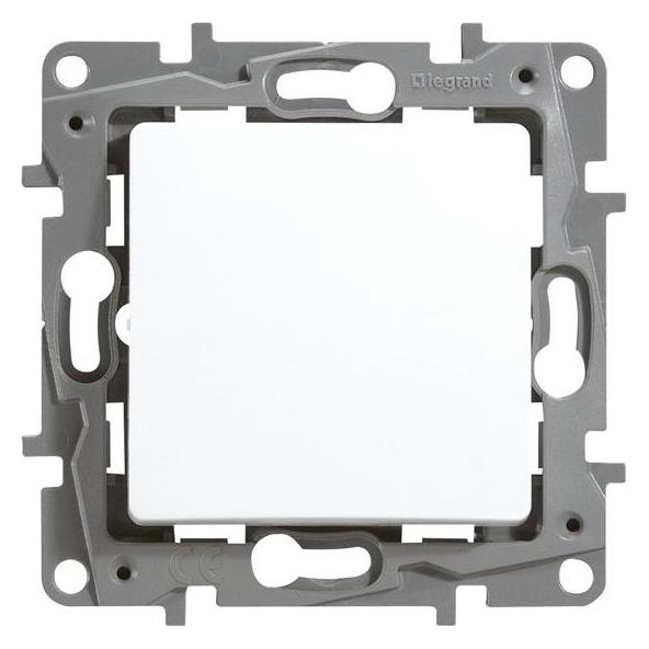 Legrand Niloe Taster Wechsel 6A 664505 mit Spreizkrallen ultraweiss (664505)