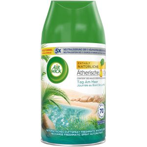 Airwick Raumduft Freshmatic Max Life Scents, 250ml, Nachfüller, ätherische Öle, Tag am Meer