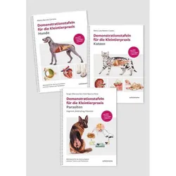 Demonstrationstafeln für die Kleintierpraxis Hund, Katze und Parasiten SET, Fachbücher