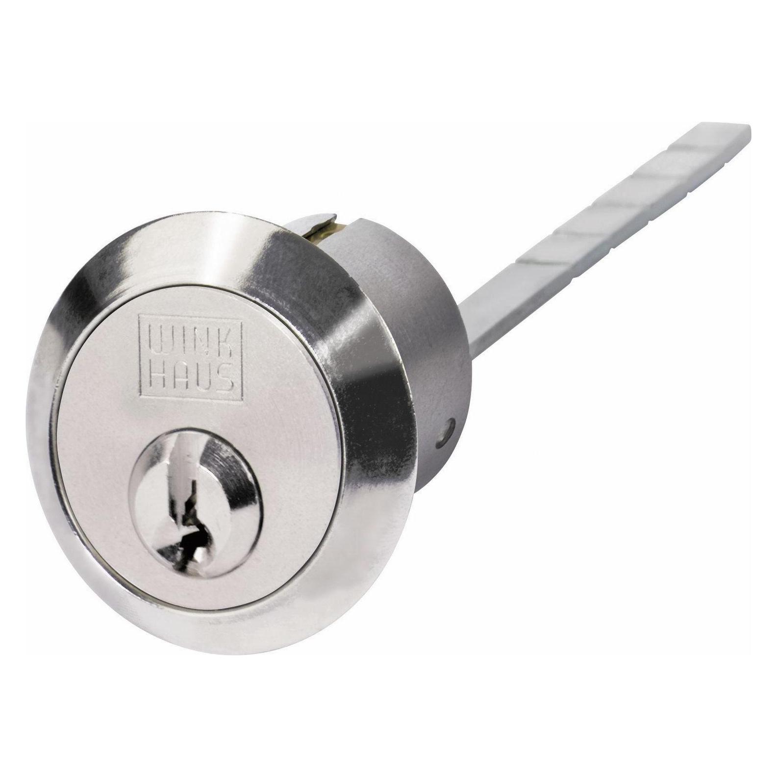 Winkhaus Aussenzylinder key Tec RPE Lagerprogramm für EVVA Kasten.Messing vernickelt matt (42720296)