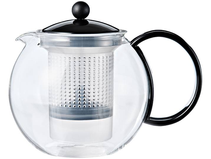 Bodum Assam Teebereiter mit Kunststofffilter und Kunststoffdeckel 1.0 L