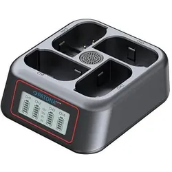 Patona PD 4-Port Fast Charger DMW-BLK22 (Kamera Akku Ladegerät), Kamera Stromversorgung, Schwarz