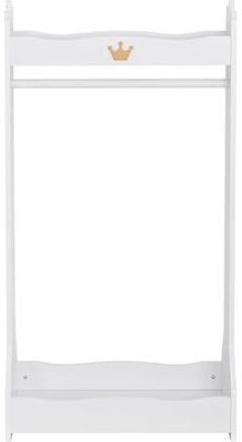 UTEX Kids Dress Up Storage, Kids' Costume Organizer Center, Open Hanging Armoire Closet, White
