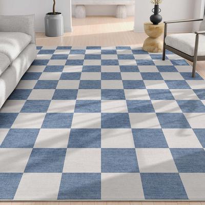 Well Woven Apollo Square Modern Geometric Flat-Weave Area Rug