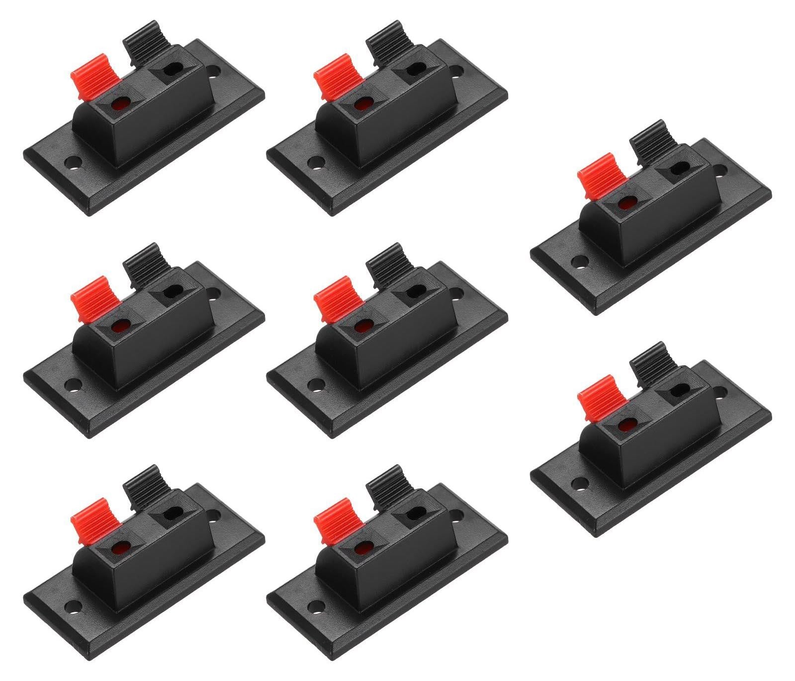 5 stuks 2-weg luidspreker veer aansluitklem push release Lustrens