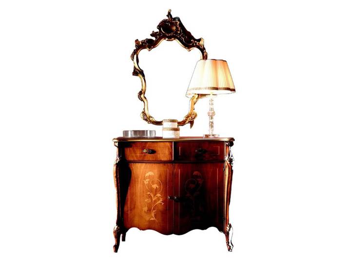 Xlmoebel Sideboard Italienische Kommode aus Holz in Braun mit barockem Design (Kommode, Kommode - 5402), Hergestellt in Europa