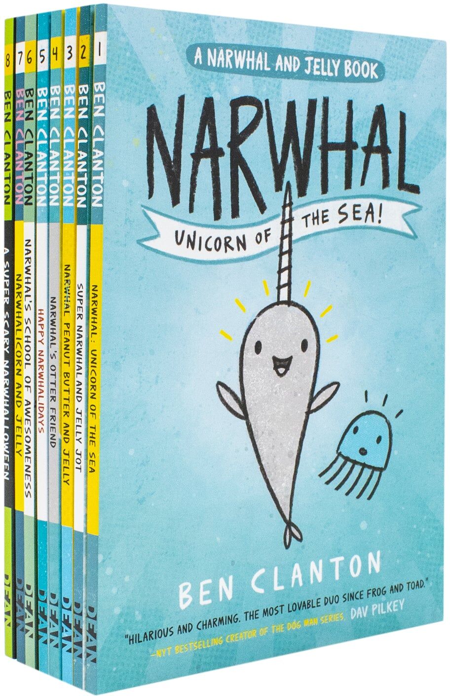 Egmont Narwhal and Jelly 8 Books Collection Set – Unicorn of the Sea & Funny Graphic Adventure Collection for Kids