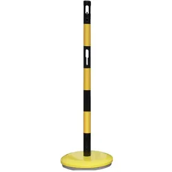 Viso, Absperrung, BSA100NJ Schwarz/Gelb Metalpfosten-festen Basis O x H 50 mm 1000