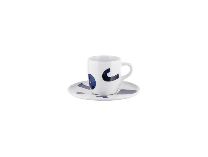 Alessi - Tasse à espresso Itsumo - Bleu - Porcelaine - Designer Samiro Yunoki