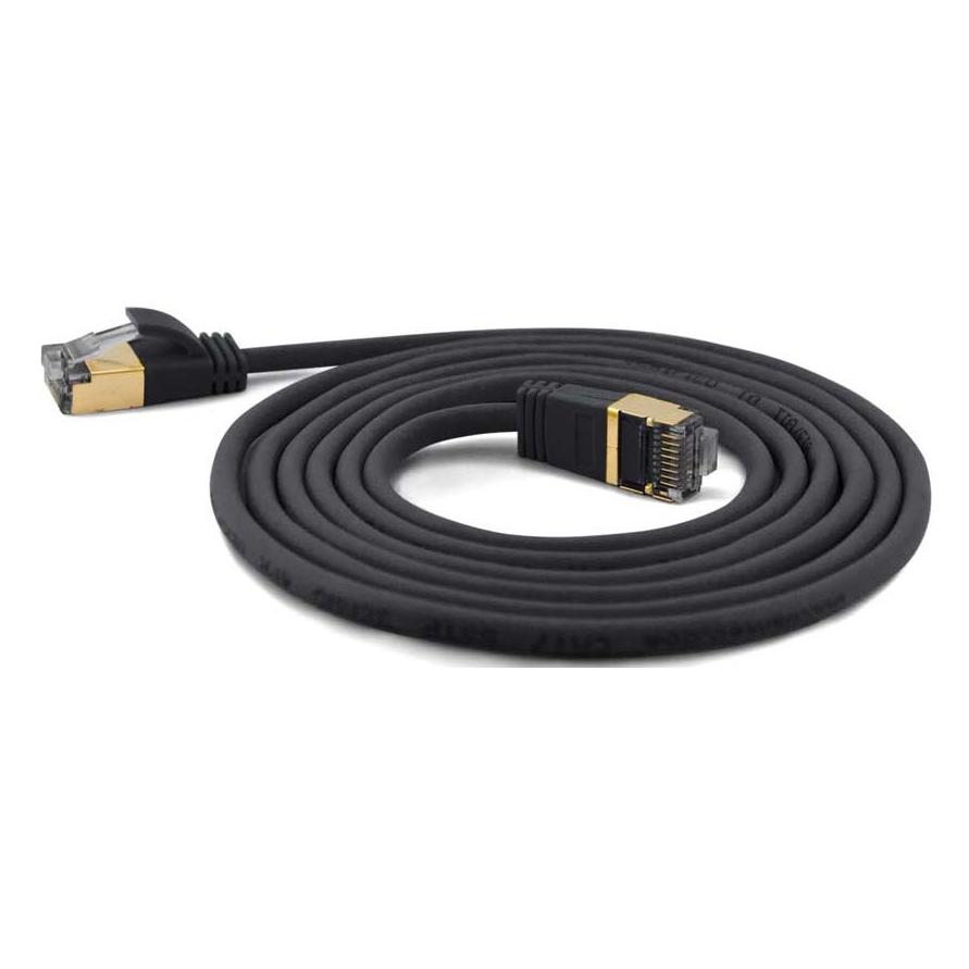 Wantec Extra dünnesCat.7 Rohkabel SSTP Patchkabel (S/FTP, CAT7, 5 m) (7205)
