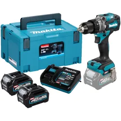 Makita HP001GD201 Akku-Schlagbohrschrauber 40V / 2x 2,5 Ah Akku + Ladegerät im Makpac