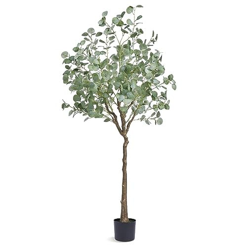 VEVOR Eucalyptus Kunstboom, Groen, Hoogte: 181 cm