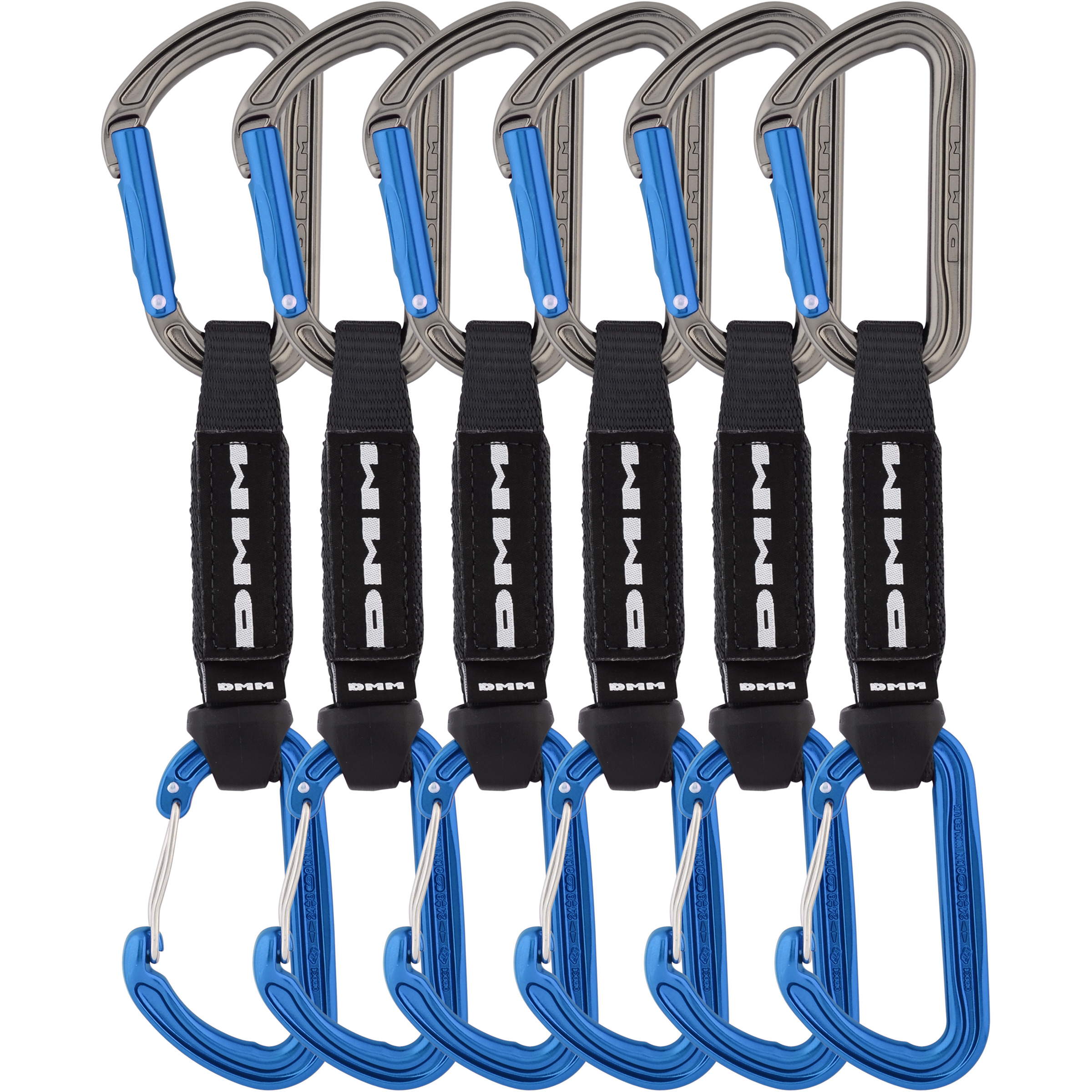 DMM Shadow/Spectre Hybrid 6er Pack Expresssets Express-Sets blau Größe 12CM Sportklettern