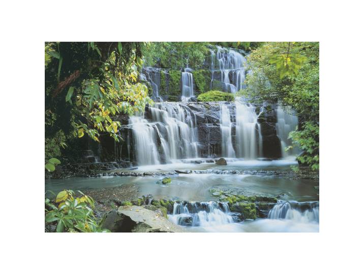 Komar Fototapete, Mehrfarbig, Flusslauf, 368x254 cm, Fsc, Tapeten & Wandverkleidungen, Fototapeten