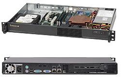 Supermicro SuperChassis 510-203B Supporto Nero 200 W (CSE-510-203B)