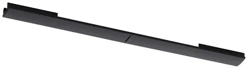 Paulmann Cover Connector-Inlay 95554 Hochvolt-Schienensystem-Komponente Abdeckschiene Schwarz, Transparent