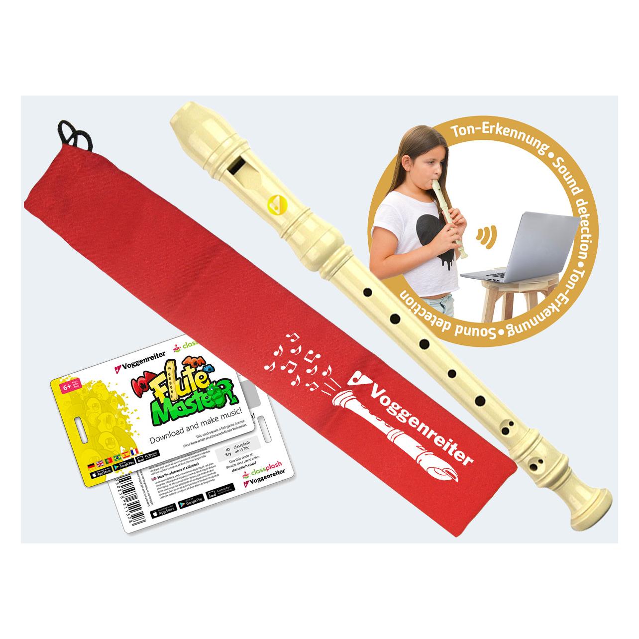 Voggenreiter Flute Master Blockflöte aus Kunststoff (Deutsch, Englisch, Französisch, Portugiesisch, Spanisch) (1127)
