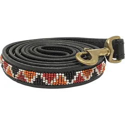Kampuni Hundeline Himba sort lang, 162x2,1 cm (Hund), Halsband + Leine