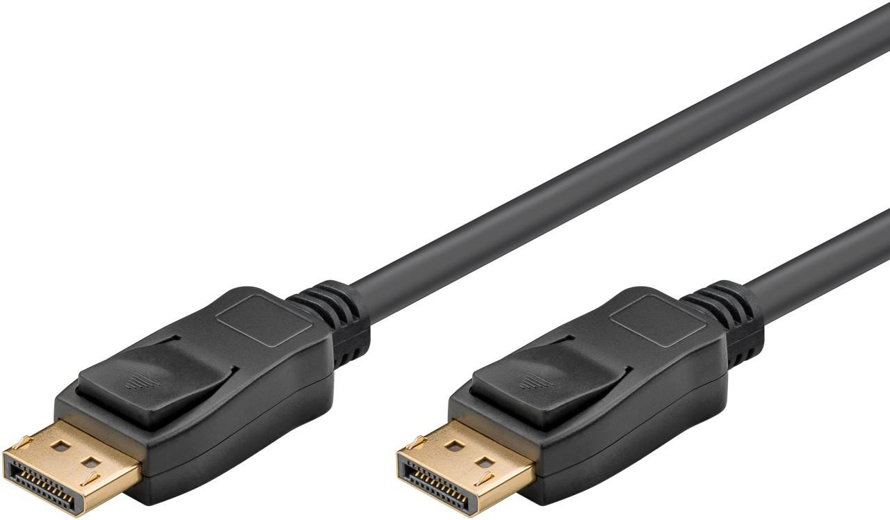 Goobay 61712 Essential DisplayPort-kabel 1.2, 2 meter, zwart - 4K/60Hz