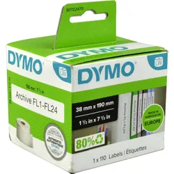 Dymo Labelwriter-Etiketten 99018 (S0722470) weiß, 38 x 190mm, 110 St.